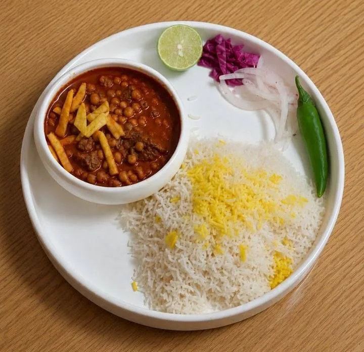 چلو خورشت قیمه
